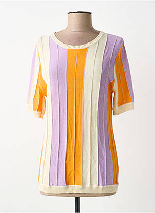 Tricou elasticitate mâneci scurte violet SCORZZO femme