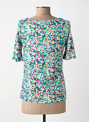 Tricou imprimeu fantezie mâneci scurte verde SURKANA femeie