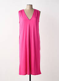 Rochie midi mâneci scurte mâneci scurte roz SCORZZO femme