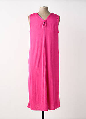 Rochie midi mâneci scurte mâneci scurte roz SCORZZO femeie