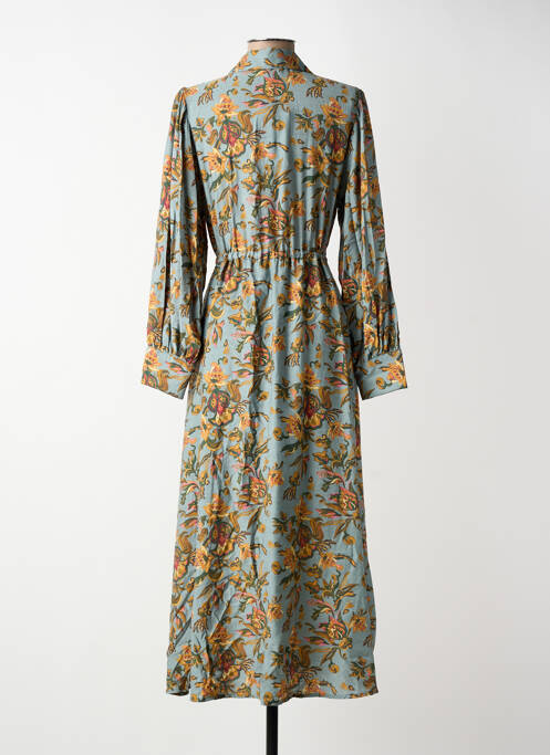 Rochie lungă mâneci lungi mâneci lungi albastru SURKANA femme