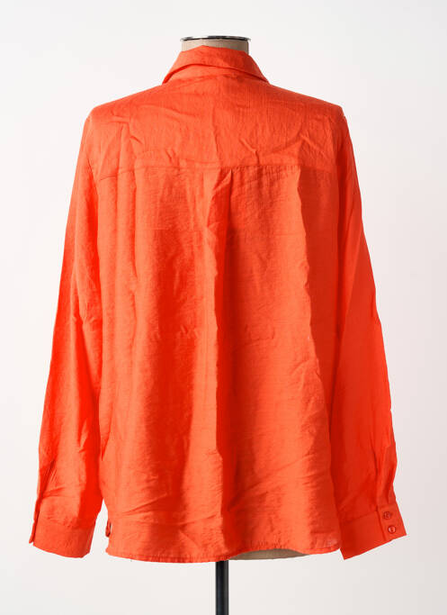 Cămașă croială fluidă mâneci lungi portocaliu SURKANA femme