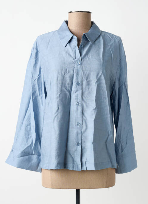 Cămașă croială dreaptă mâneci lungi albastru SURKANA femme