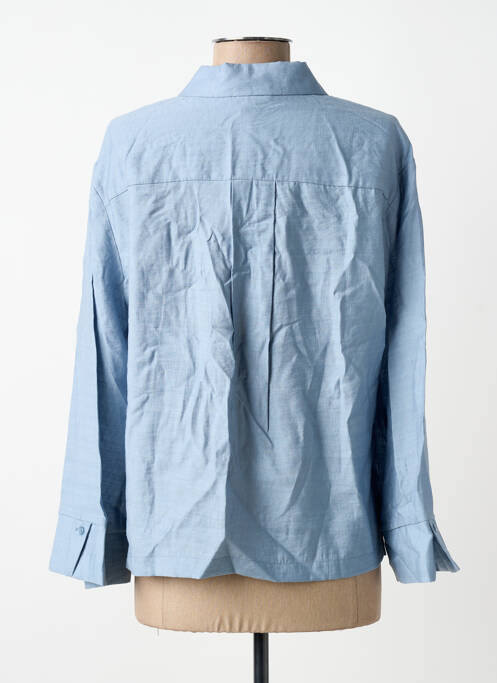 Cămașă croială dreaptă mâneci lungi albastru SURKANA femme