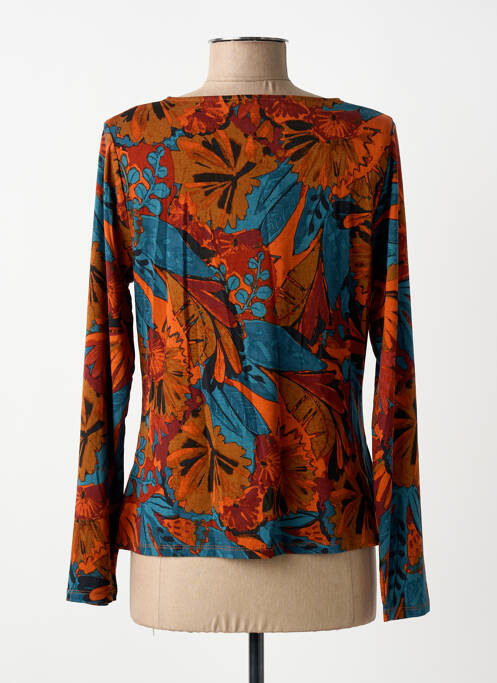 Tricou imprimeu fantezie mâneci lungi maro SURKANA femme