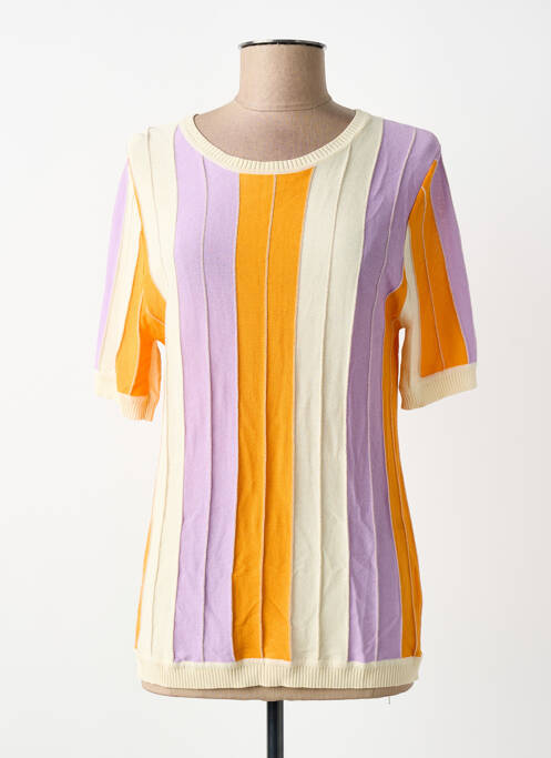 Tricou elasticitate mâneci scurte violet SCORZZO femme