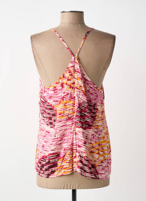 Top imprimeu fantezie fără mâneci roz SURKANA femme