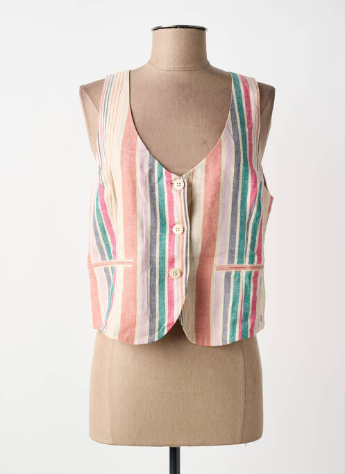 Vestă fără mâneci căptușeală bej SURKANA femme