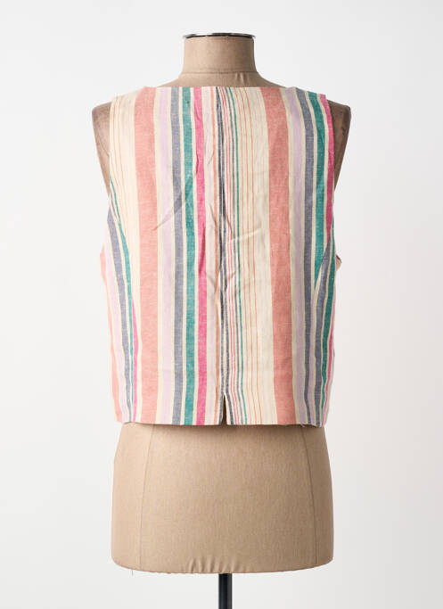 Vestă fără mâneci căptușeală bej SURKANA femme