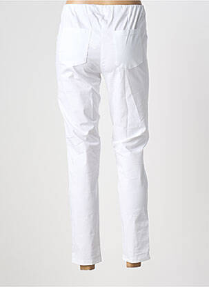 Pantalon 7/8 elasticitate mărime normală alb ORIENTIQUE NATURALLY femeie