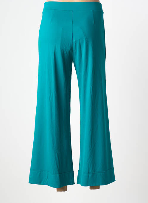 Pantalon larg țesătură poplin mărime normală verde SURKANA femme