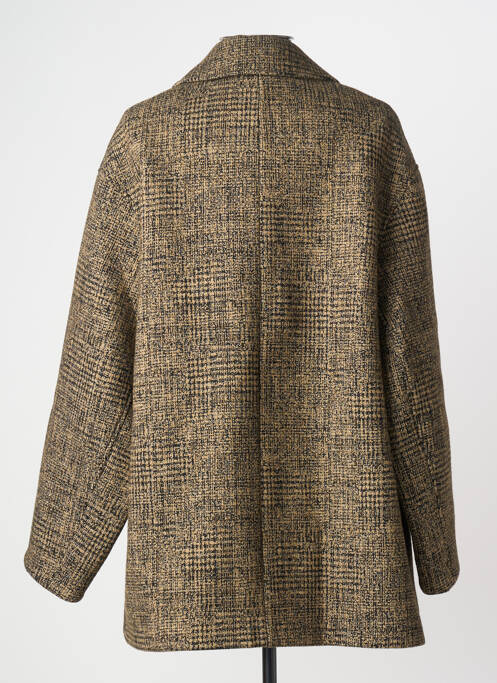 Palton scurt croială dreaptă fără glugă bej CLOSED femme