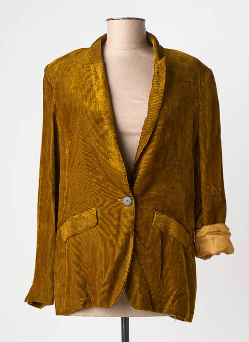 Sacou buzunare galben FORTE-FORTE femme