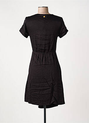 Rochie midi mâneci scurte mâneci scurte negru LOLA ESPELETA femeie