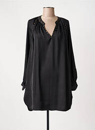 Rochie scurtă mâneci lungi mâneci lungi negru SEE U SOON femeie