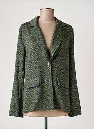 Sacou croială cambrată verde PAKO LITTO femme