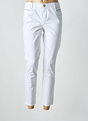 Pantalon 7/8 elasticitate mărime normală alb LOLA ESPELETA femeie