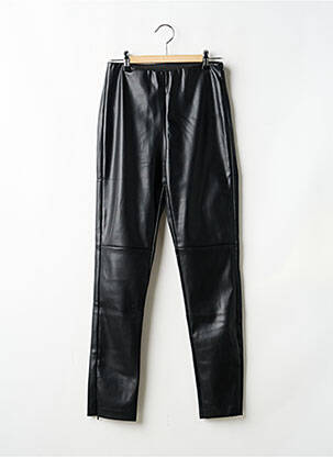 Pantalon slim talie elastică mărime normală negru ARTLOVE femeie
