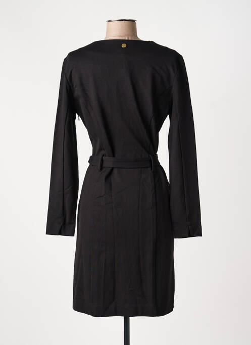 Rochie midi mâneci lungi mâneci lungi negru LOLA ESPELETA femme