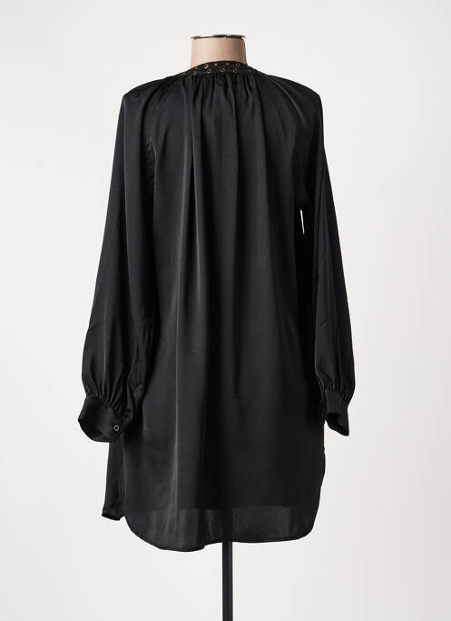 Rochie scurtă mâneci lungi mâneci lungi negru SEE U SOON femme