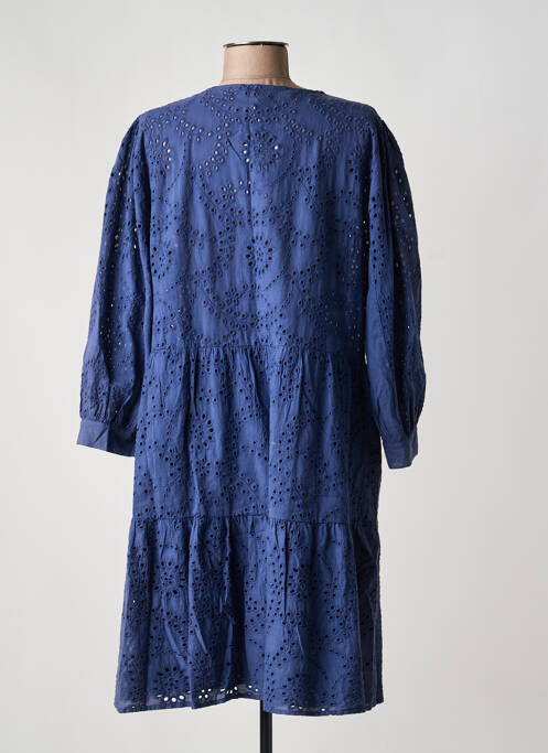 Rochie midi mâneci 3/4 mâneci 3/4 albastru LA FEE MARABOUTEE femme