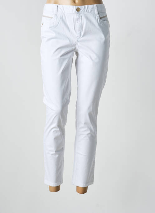 Pantalon 7/8 elasticitate mărime normală alb LOLA ESPELETA femme