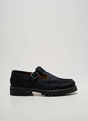 Derby-uri țesătură satinată toc plat până la 3 cm negru SESA FOOTWEAR femeie