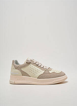 Adidași țesătură țesătură cu sclipici toc plat până la 3 cm auriu GHOUD femme