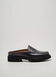 Mulete/saboți țesătură satinată toc plat până la 3 cm negru SESA FOOTWEAR femme