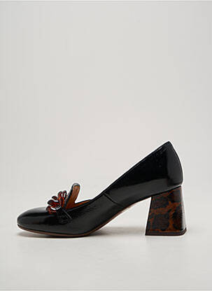 Pantofi cu toc țesătură satinată toc de 7 la 9 cm negru CHIE MIHARA femme