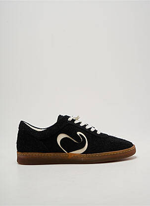 Adidași vârf rotund toc plat până la 3 cm negru ANONYMOUS femeie