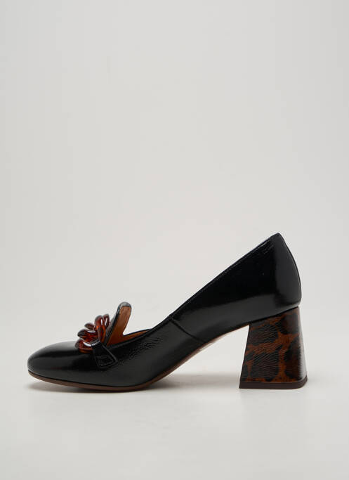 Pantofi cu toc țesătură satinată toc de 7 la 9 cm negru CHIE MIHARA femme