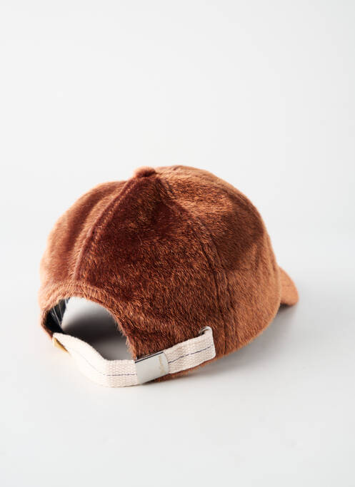 Șapcă efect material satinat maro BELLEROSE femme