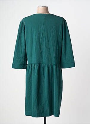 Rochie midi mâneci 3/4 mâneci 3/4 verde GRACE & MILA femeie