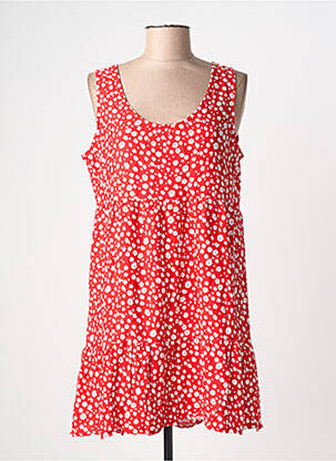 Tunică fără mâneci guler rotund roșu C'FLO femme