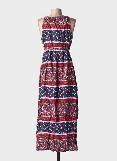 Rochie lungă imprimeu fantezie fără mâneci roșu C'FLO femme