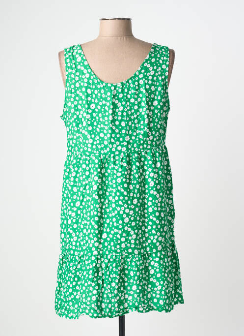 Tunică fără mâneci guler rotund verde C'FLO femme