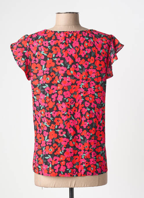 Top imprimeu fantezie mâneci scurte roșu MAELLE femme