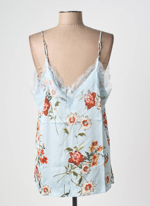 Top imprimeu fantezie bretele subțiri albastru JS MILLENIUM femme