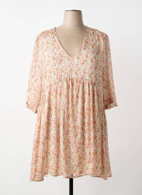 Rochie scurtă mâneci lungi mâneci lungi roșu BY ONE femme