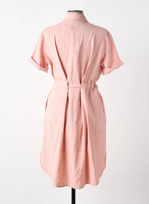 Rochie scurtă mâneci scurte mâneci scurte roz ELLI WHITE femme