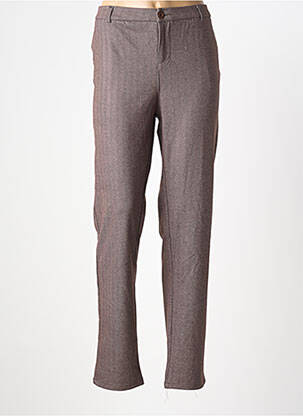 Pantalon drept elasticitate mărime normală maro FREESIA femeie