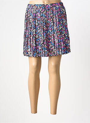 Fustă scurtă croială dreaptă albastru LILI & LALA femme