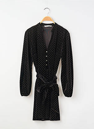 Rochie scurtă mâneci lungi mâneci lungi negru ZARA femeie