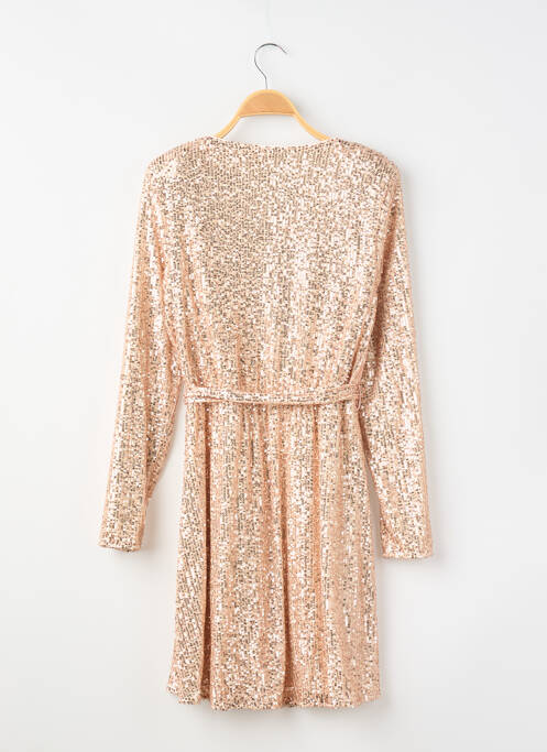 Rochie midi mâneci lungi mâneci lungi auriu NAF NAF femme