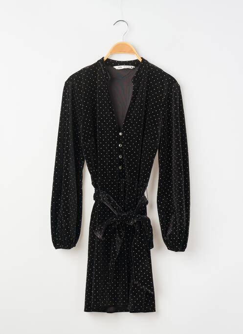 Rochie scurtă mâneci lungi mâneci lungi negru ZARA femme