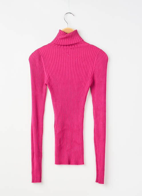 Pulover cu guler înalt elasticitate mâneci lungi roz SINEQUANONE femme