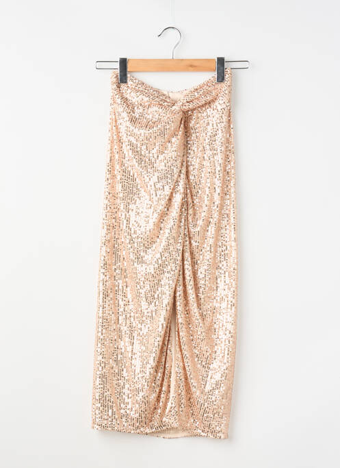 Fustă lungă închidere cu fermoar la spate auriu NAF NAF femme