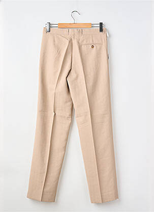 Pantalon slim țesătură poplin mărime normală bej BUCK bărbat