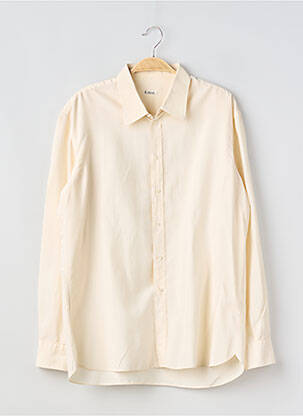 Cămașă cu mâneci lungi croială dreaptă bej CARREL homme